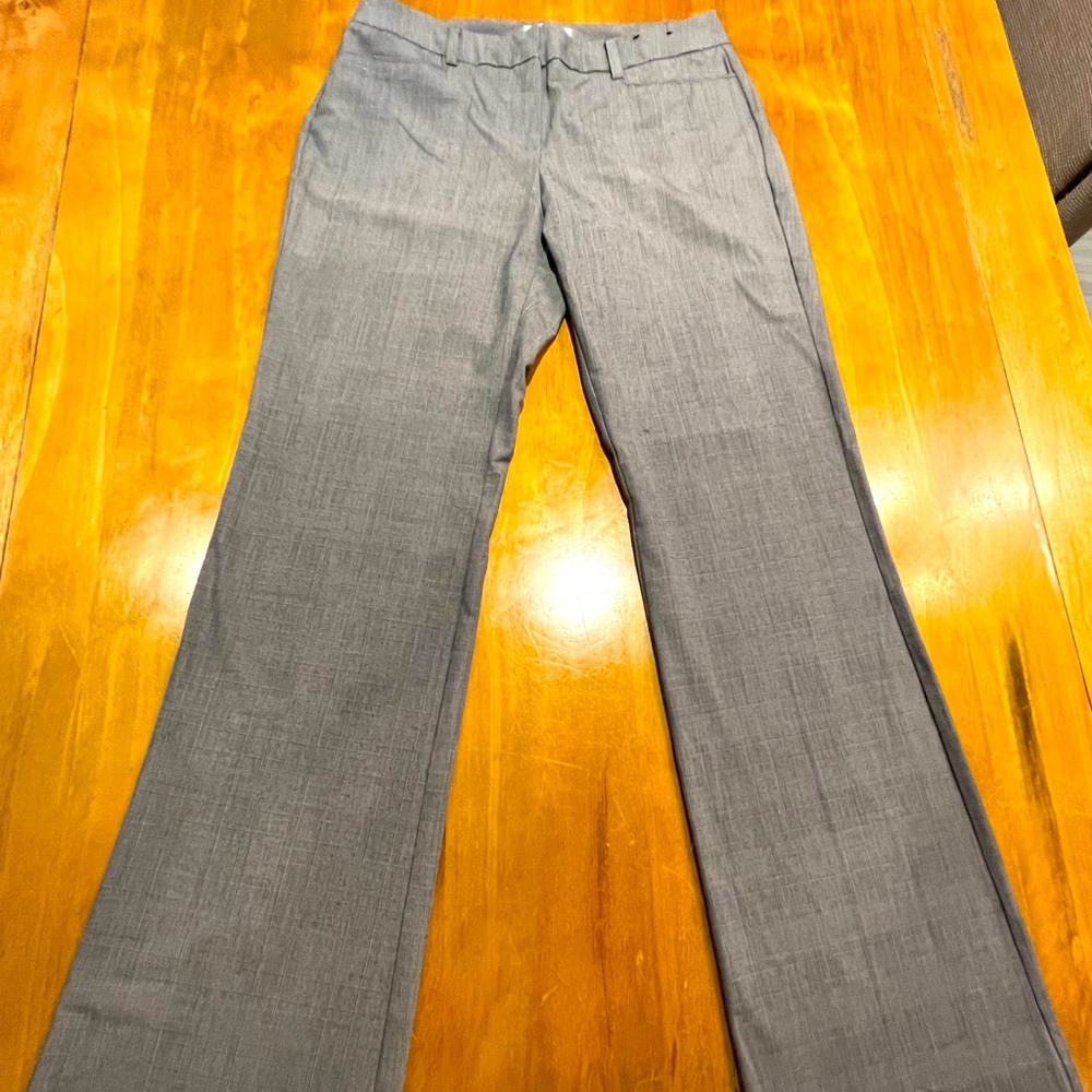 New York and Company Stretch Gray Business Formal Pants Women's Size 2